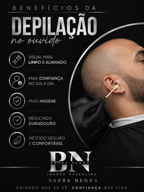 Depilação no ouvido